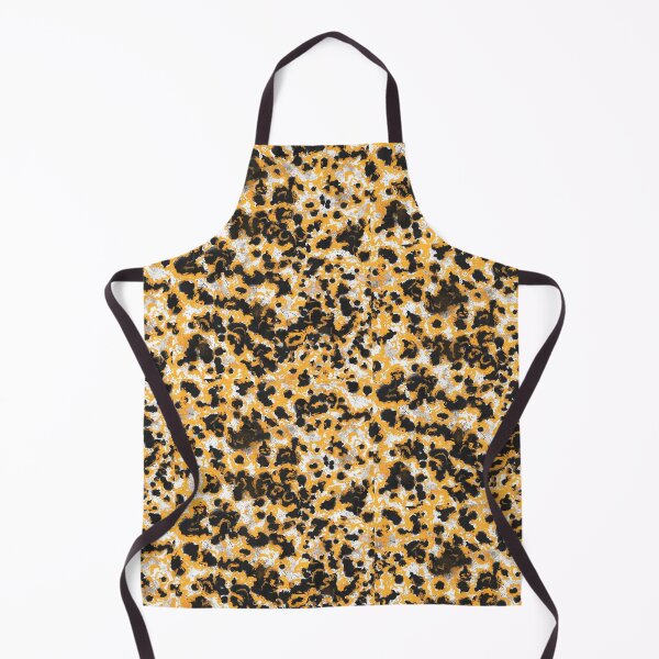 Item preview, Black and orange abstract pattern designed and sold by MariDaniArt.