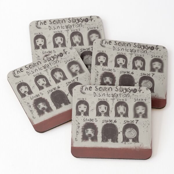 Item preview, The seven stages of disintegration  designed and sold by Josephine Ethereal.
