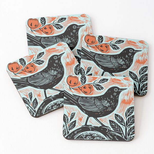 Item preview, Lino Cut Bird designed and sold by Texterns.
