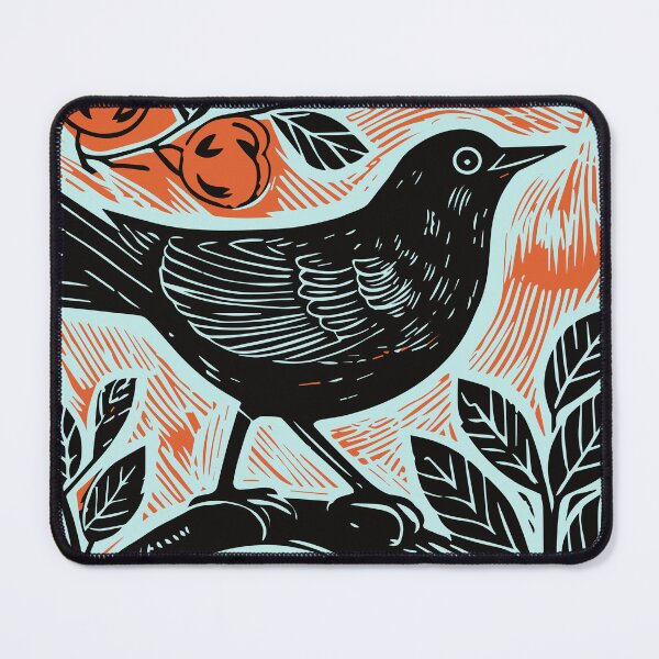 Item preview, Lino Cut Bird designed and sold by Texterns.