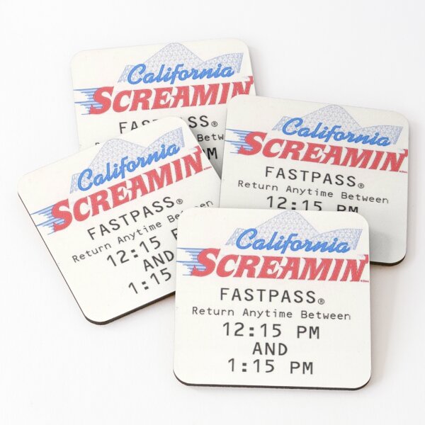Item preview, California screamin Fastpass designed and sold by GabbyKno.