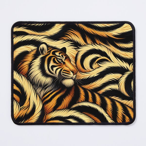 Item preview, seamless pattern fur tiger designed and sold by rizaldz.