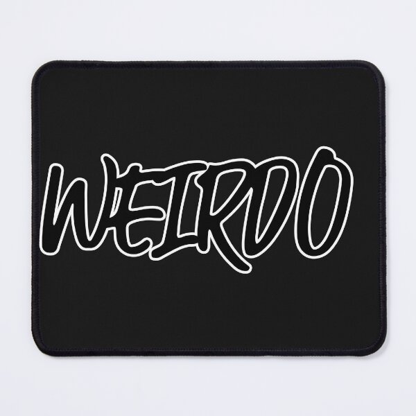 Item preview, Weirdo - Basic Typography in White designed and sold by diegomenjivar92.