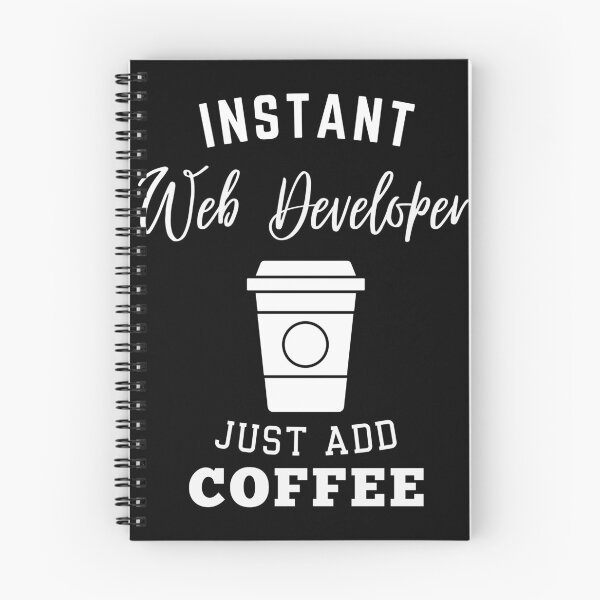 Item preview, Instant web developer just add coffee designed and sold by greenbluearts.
