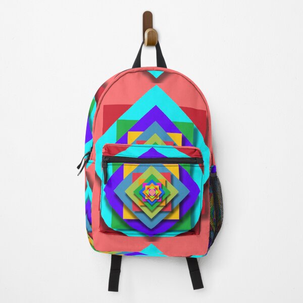 Item preview, Colorful square art customized designed and sold by theparkfact0.