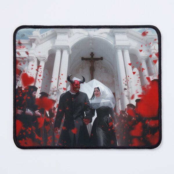 Item preview, Sinfully United: Devil and Nun Emerge From UnHoly Matrimony designed and sold by Rage-Ai.