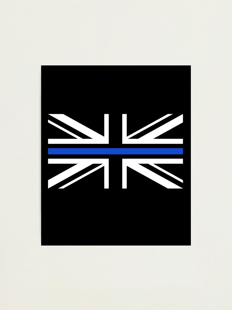 black and white union jack police