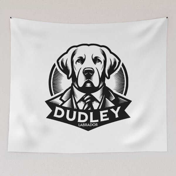 Item preview, Dudley Labrador Gift Cute Dudley Funny Lab For Dog Lovers and Lab Owners designed and sold by HosvPrint .s.