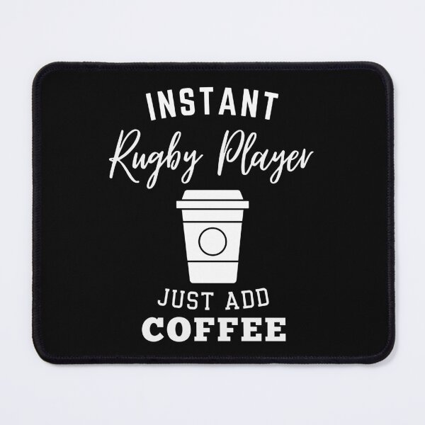 Item preview, Instant rugby player just add coffee designed and sold by greenbluearts.