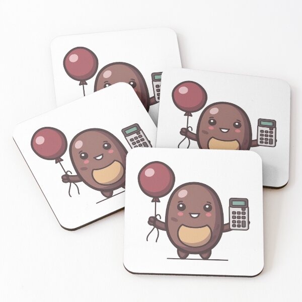 Item preview, Coffee ground bean with a graphing math calculator designed and sold by FWLKIT.