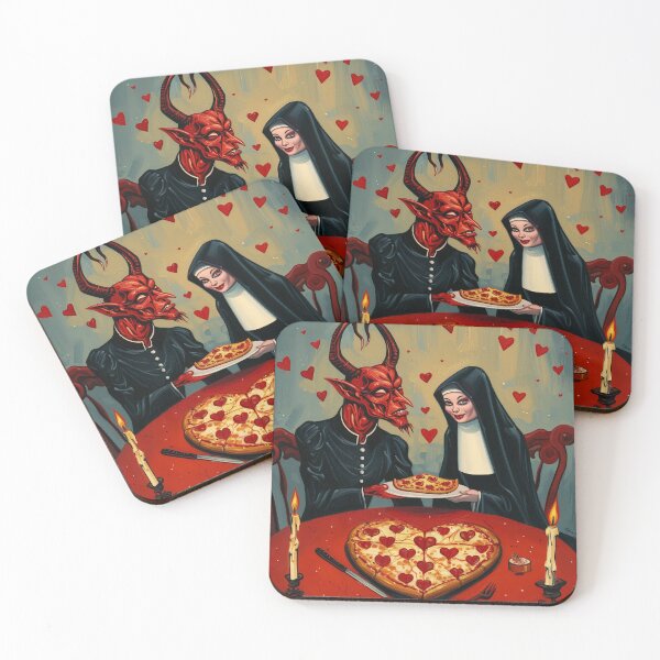 Item preview, Unholy Romance: Satan and Nun's Valentine's Dinner Delight. designed and sold by Rage-Ai.