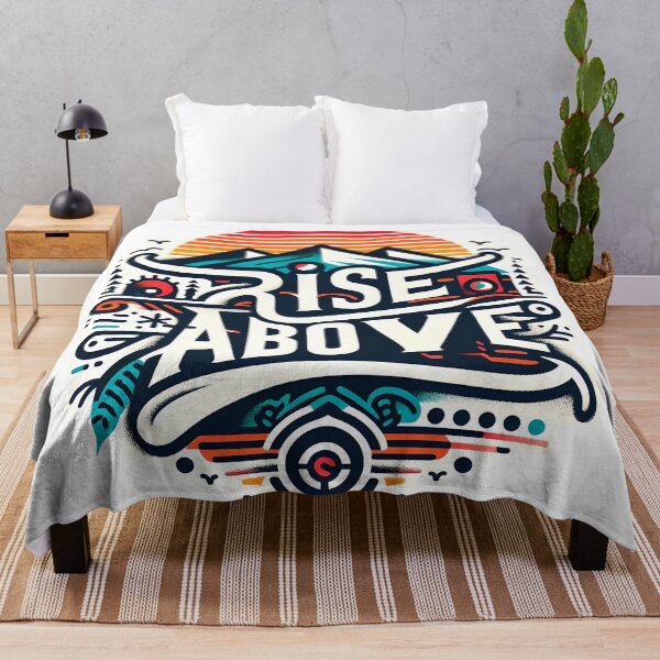 Item preview, Rise above, typography designed and sold by maxmaj.