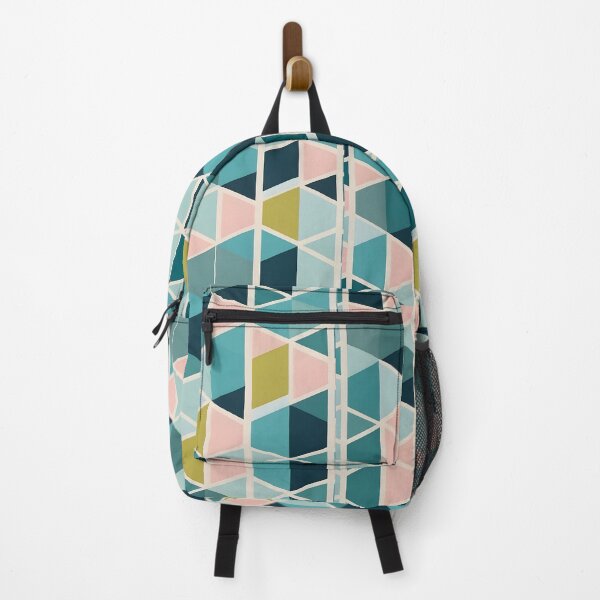 Item preview,  Mid Century Modern Geometric Abstract  Peach, Teal designed and sold by Prints and Lifestyle.