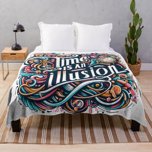 Item preview, Time is an illusion, typography designed and sold by maxmaj.