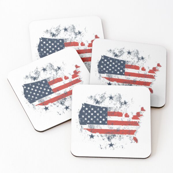 Item preview, USA Flag Retro Art designed and sold by Zentee-s.