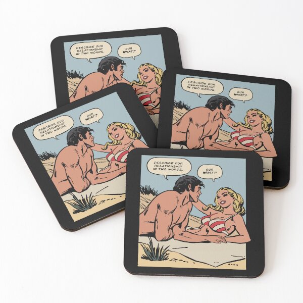 Item preview, Relationship Vintage Pop Art Design designed and sold by MuellersMelange.