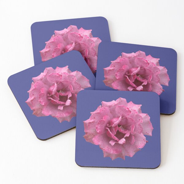 Item preview, Pink or Purple Speckled Rose on Royal Blue designed and sold by STHogan2.