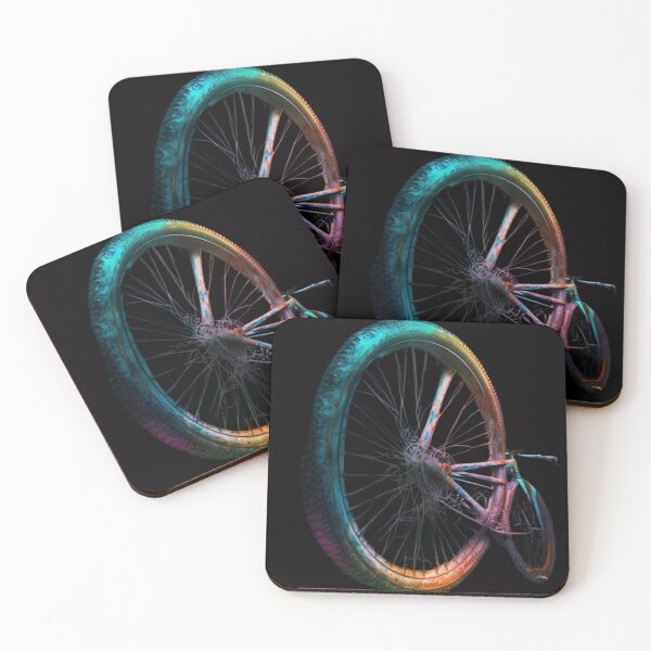 Item preview, Cybergrunge Radiance - Hyper-Realistic Bike Wheel Art designed and sold by Triathlongram.