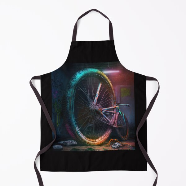 Item preview, Cybergrunge Radiance - Hyper-Realistic Bike Wheel Art designed and sold by Triathlongram.
