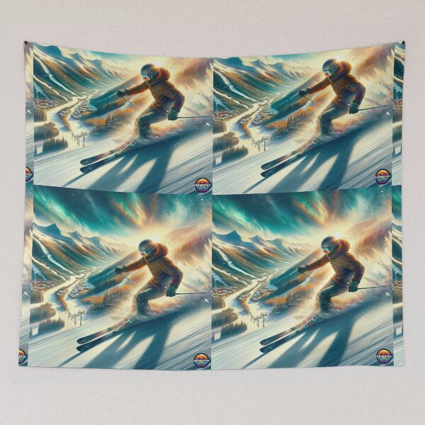 Item preview, Skiing is Life (No Text) designed and sold by HonestusValere.
