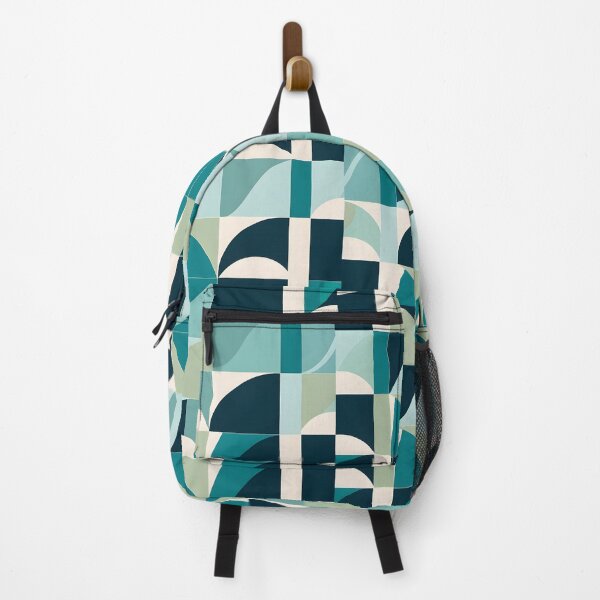 Item preview, Mid Century Modern Geometric Abstract,  Aquamarine designed and sold by Prints and Lifestyle.