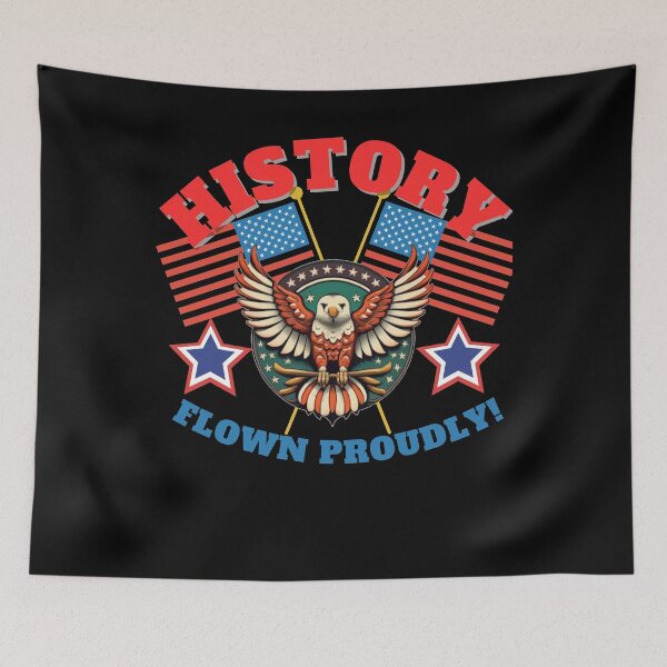 Item preview, Flags - History flying proudly patriotic  designed and sold by Kashear.