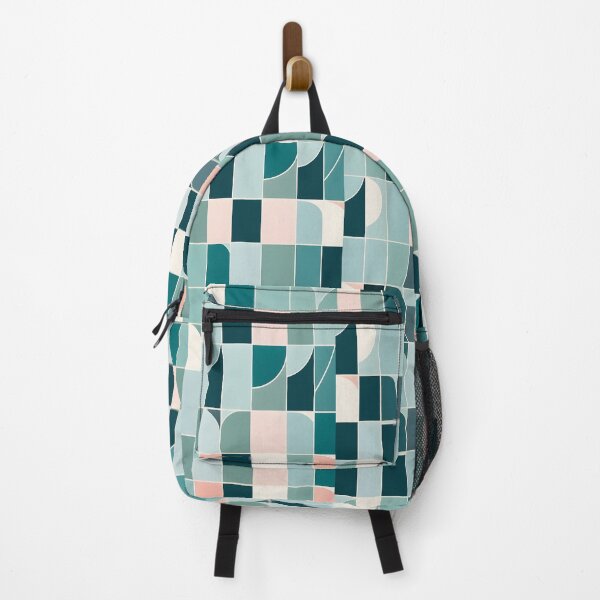 Item preview, Mid Century Modern Geometric Abstract Aquamarine designed and sold by Prints and Lifestyle.