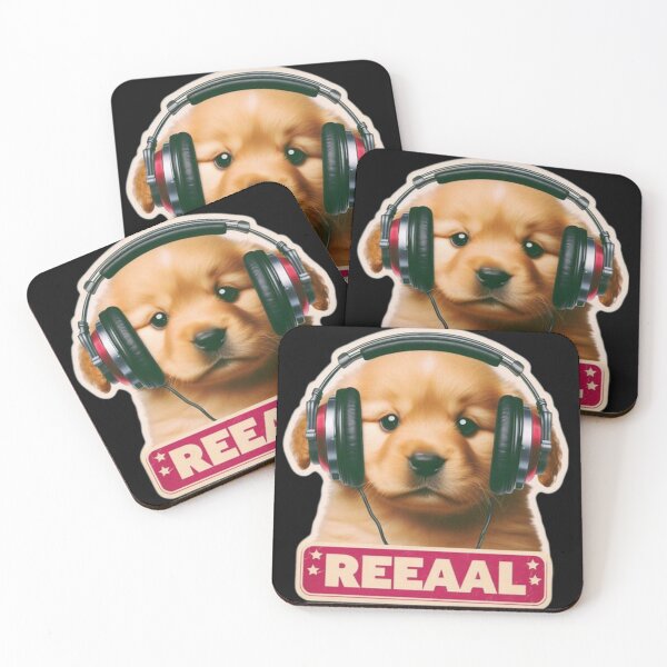 Item preview, Y2k Puppy with headphones retro designed and sold by Cutebll.