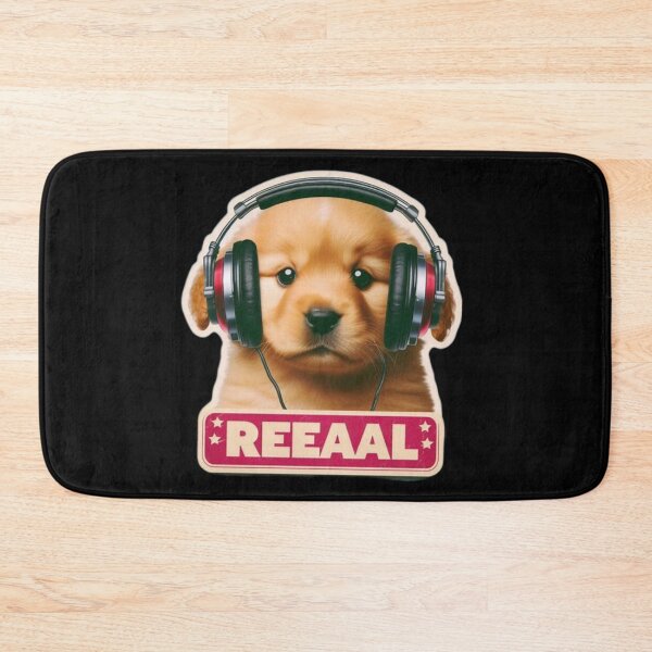 Item preview, Y2k Puppy with headphones retro designed and sold by Cutebll.