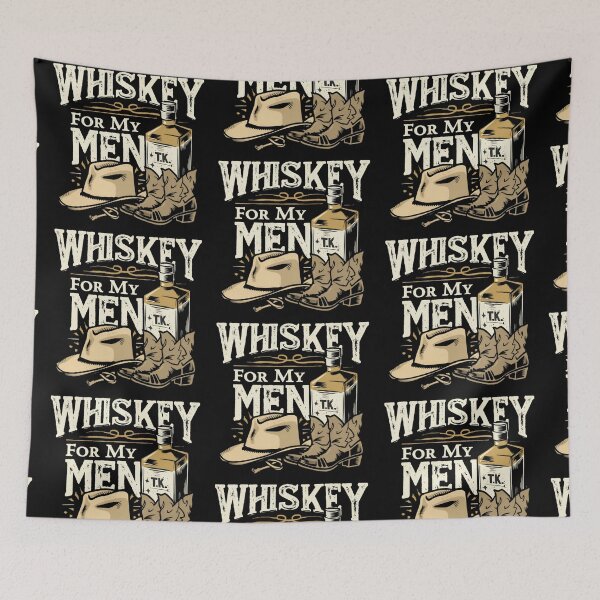 Item preview, Whiskey For My Men designed and sold by PlanetMarker.