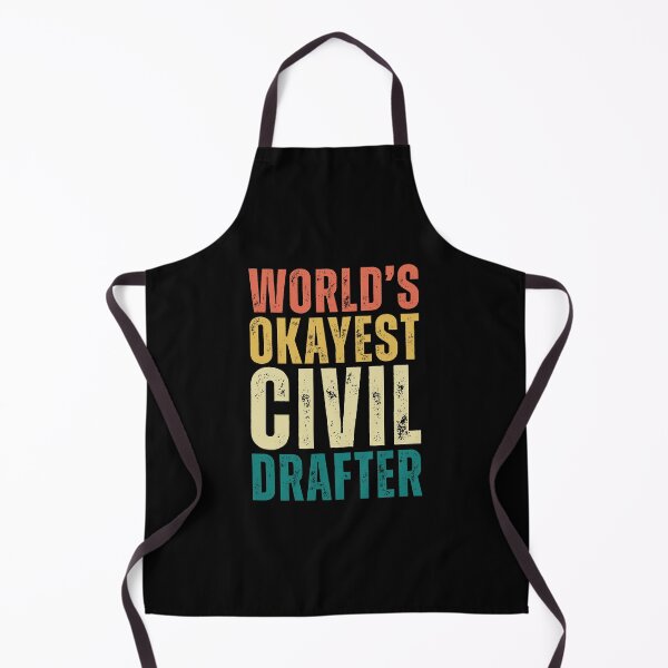 Item preview, Retro Worlds Okayest Civil Drafter designed and sold by kamrankhan.