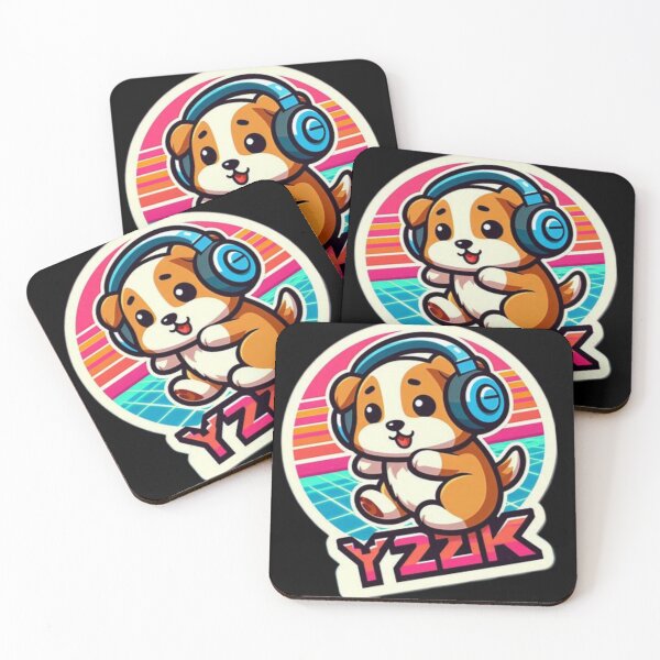 Item preview, Y2k Puppy with headphones retro designed and sold by Cutebll.