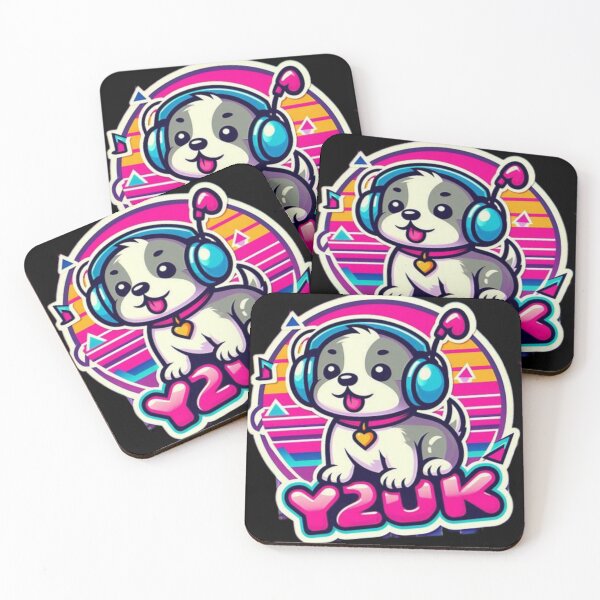 Item preview, Y2k Puppy with headphones retro designed and sold by Cutebll.
