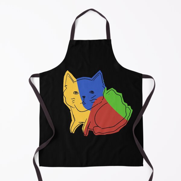 Item preview, multi-colored cat modern art designed and sold by Sparkleweather.
