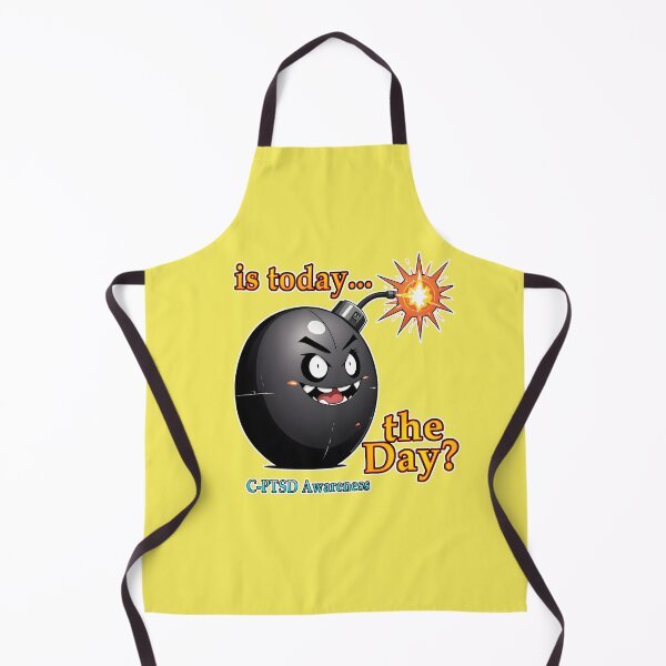 Item preview, Is today… the Day? C-PTSD Awareness Cartoon Bomb designed and sold by Rogue Wizard.