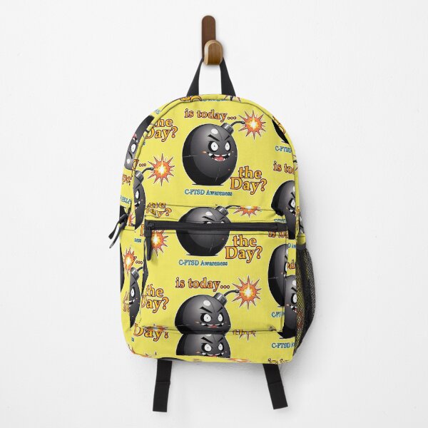Item preview, Is today… the Day? C-PTSD Awareness Cartoon Bomb designed and sold by Rogue Wizard.