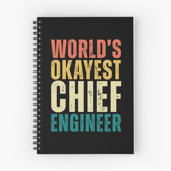 Item preview, Retro Worlds Okayest Chief Engineer designed and sold by kamrankhan.