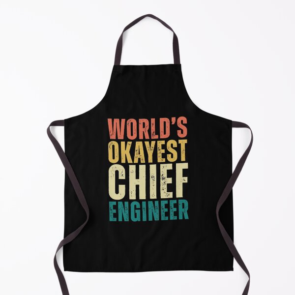 Item preview, Retro Worlds Okayest Chief Engineer designed and sold by kamrankhan.