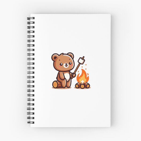 Item preview, Bear toasting marshmallows  designed and sold by nbello13.
