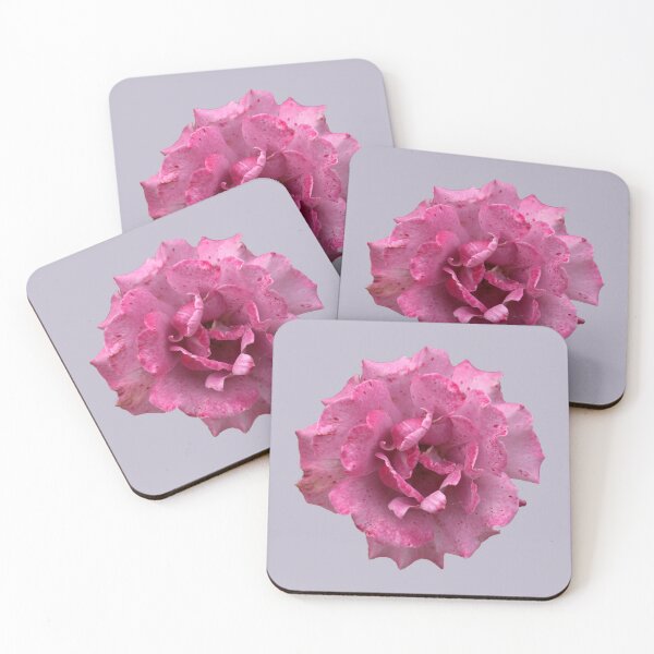 Item preview, Pink or Purple Speckled Rose on Pale Lilac designed and sold by STHogan2.