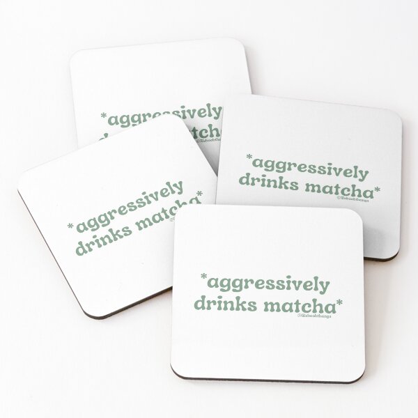 Item preview, Aggressively drinks matcha. v9 | by @lilsboobthangs designed and sold by lilsboobthangs.