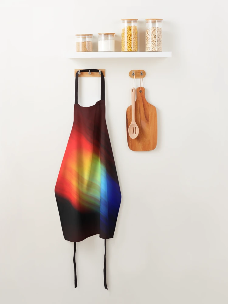 Thumbnail 4 of 6, Apron, Exploding Rainbow designed and sold by AussieAl.
