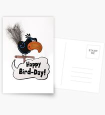 Happy Bird-Day Postcards