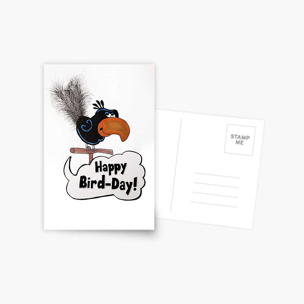 Happy Bird Day The Office Happy Bird-Day" Postcard For Sale By Pickledbeets | Redbubble Happy Bird Day The Office Happy Bird-Day" Postcard For Sale By Pickledbeets | Redbubble