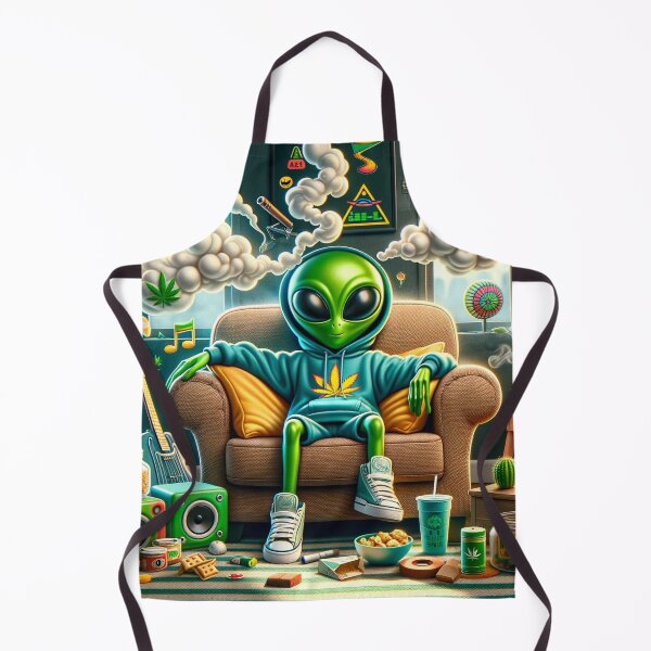 Item preview, Stoner Space Visitor: Intergalactic Lounging designed and sold by StonerAlienShop.
