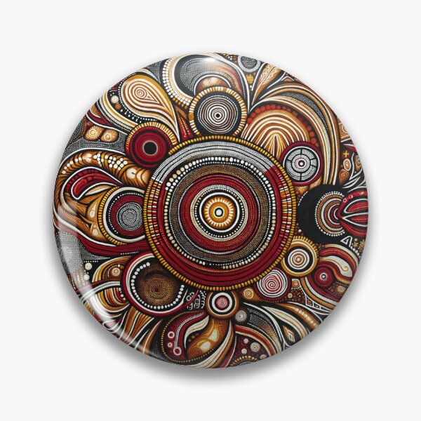 Item preview, Australian Style Abstract Dot Art designed and sold by PinUpPizzazz.