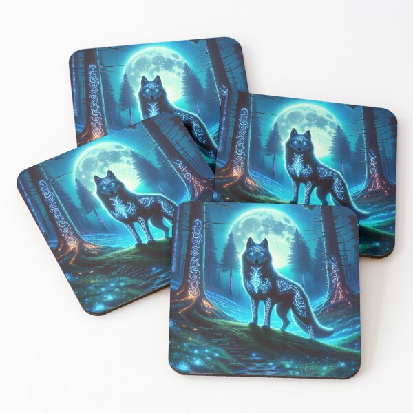 Item preview, "Whispers of the Moonlit Sentinel" designed and sold by WolframSilver.
