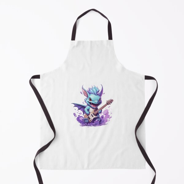 Item preview, Purple & Blue Rockstar Baby Dragon - Sticker designed and sold by kalyssa44.