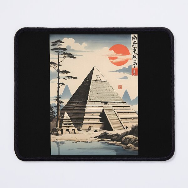 Item preview, Drawing Giza Pyramid Japanes Style designed and sold by WIKWOK.