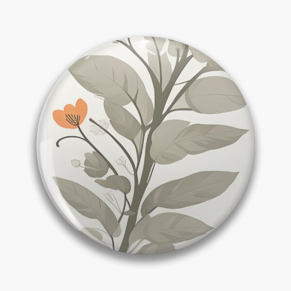 Aperçu de l'œuvre Branche De Feuilles Florales Botaniques Illustration créée et vendue par TheRedPixels.